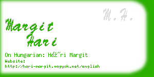 margit hari business card